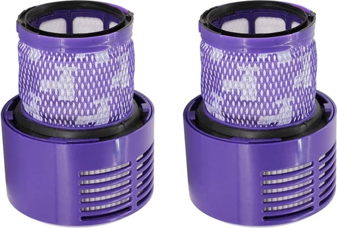 Stofzuiger onderdeel - HEPA & Stoffilter - Dyson V10/SV12 - 2 stuks