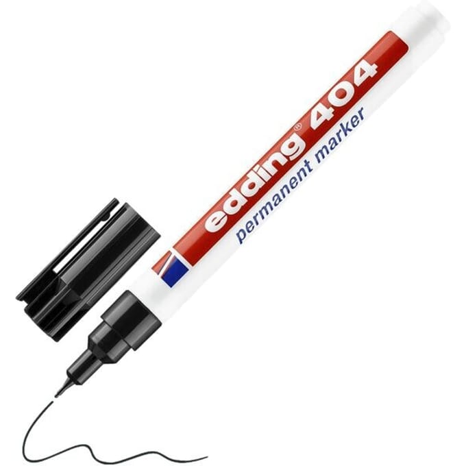 Edding Marker Permanent Edding 404 Rond 0,75 Mm Zwart