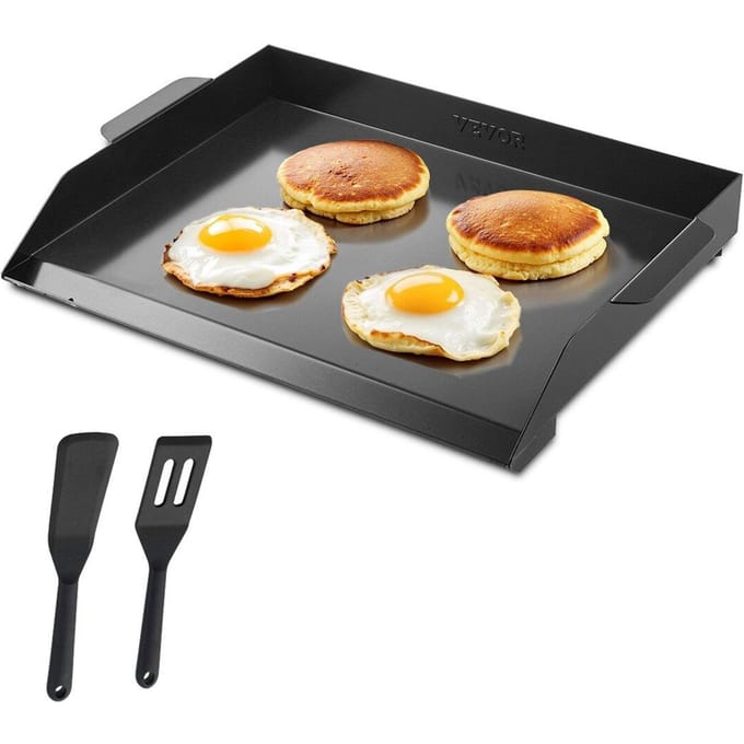 22x16 inch Platte Bakplaat Koolstofstaal Universele BBQ Grill Pan Kookgerei
