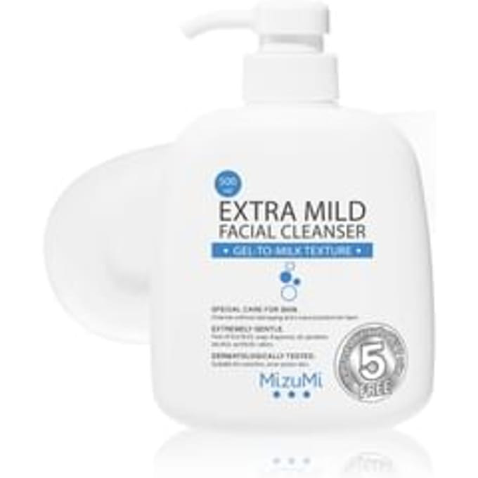MizuMi Extra Milde Gezichtsreiniger 500 ml. 500 ml. white