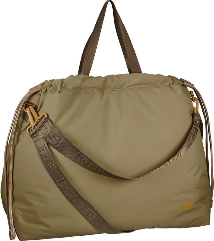 JOST Schoudertas met laptopvak Kemi Hobo Bag Khaki Kaki