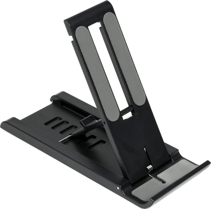 Benson Verstelbare smartphone houder - 6 posities - compact en vouwbaar - zwart