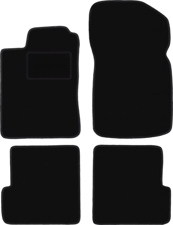 Zwarte veloursmatten voor: Renault Megane I cabrio, coupé (1995-2002)