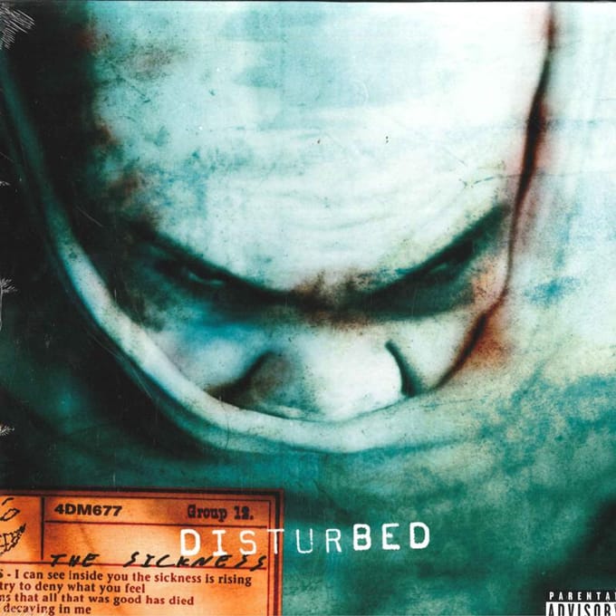 LP Plaat DISTURBED - Sickness 9362492828 Reprise Records 2015 VS Rock white