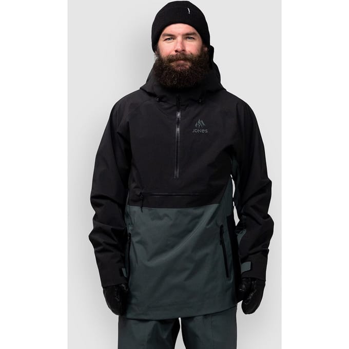 Jones Mtn Surf Recycled Ank Jas Zwart S Man