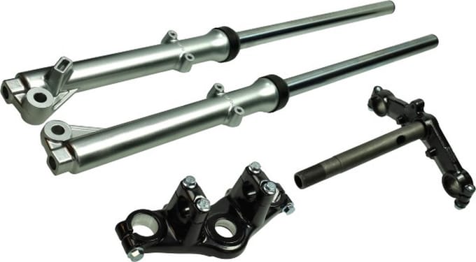 Voorvork voor Honda MT 5 / MT 8 + Stuurplaat