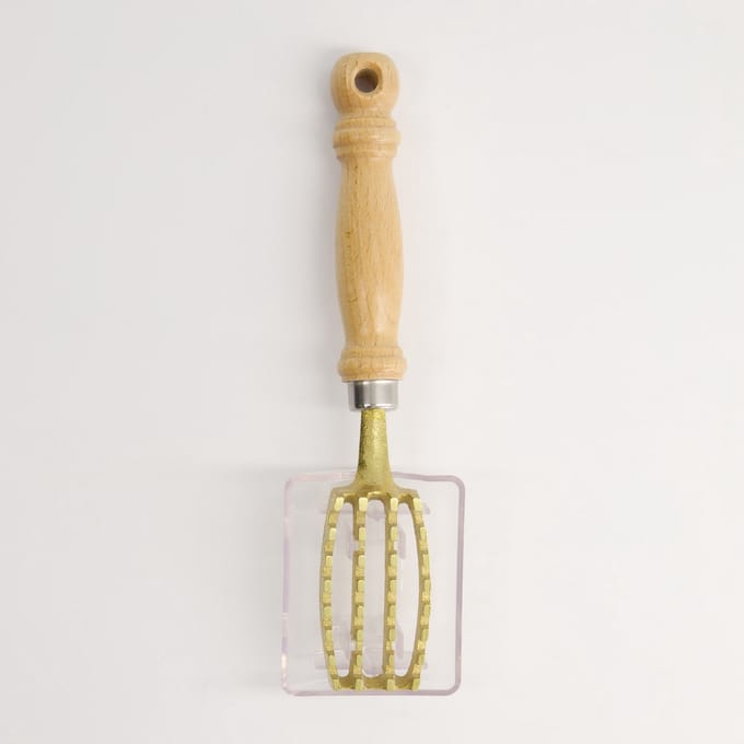 Tokyo Design Studio - Visschubber - Messing - Met Schubbeschermer - 19,5 cm