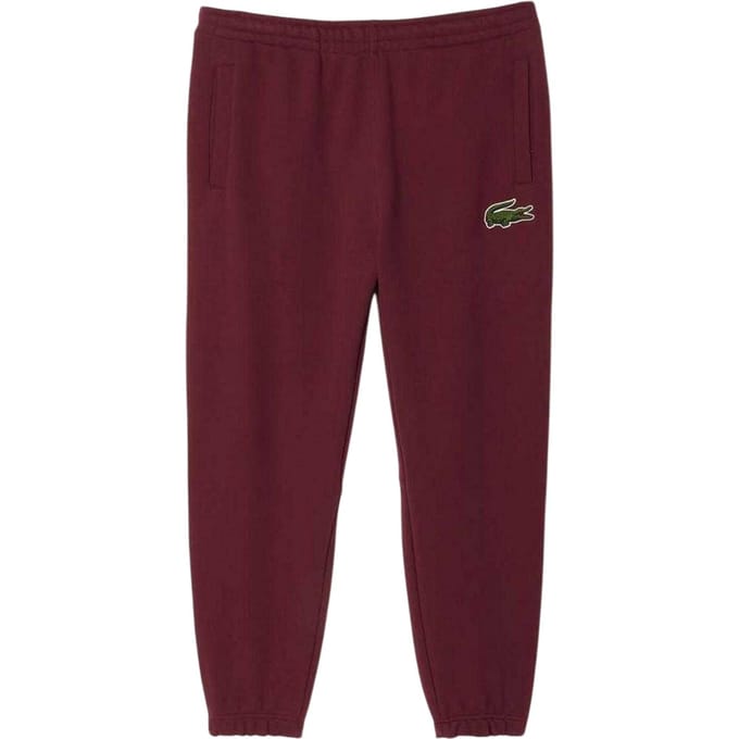 Lacoste Unisex Volwassen Geborduurde Logo Trainingsbroek (Rood)