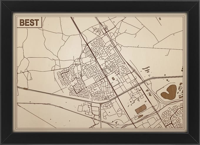 Decoratief Beeld - Houten Van Best - Hout - Bekroned - Bruin - 21 X 30 Cm