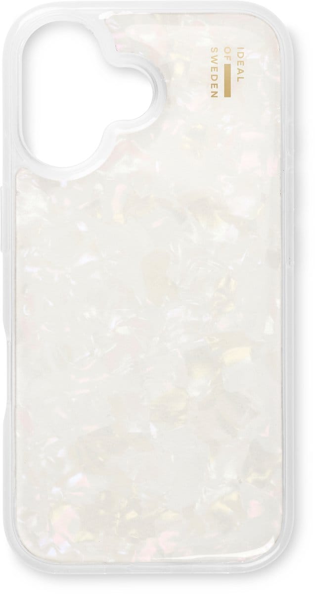 iDeal of Sweden Pearlised Case geschikt voor iPhone 16 Plus White