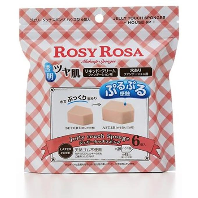 Chantilly - Rosy Rosa Jelly Touch Sponge 6 pcs