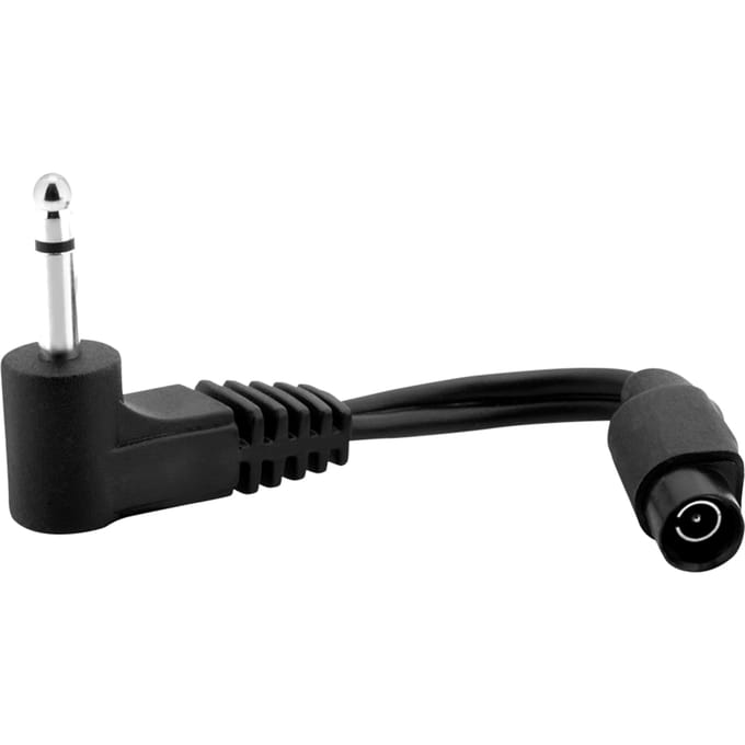 Adapterkabel 'klink naar holle  stekker'