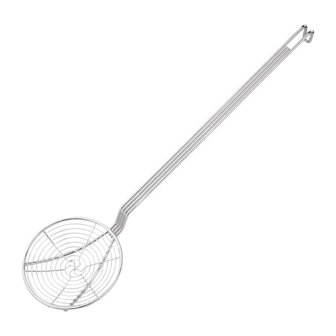 Frituurschep rvs | Steel: 43cm | Ø schep: 15cm