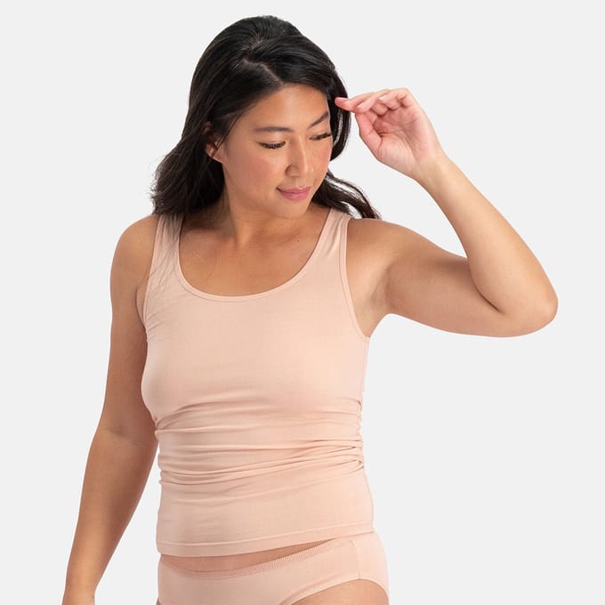 Comfortabel & Zijdezacht Bamboo Basics Singlets Anna (2-pack) - Roze - S