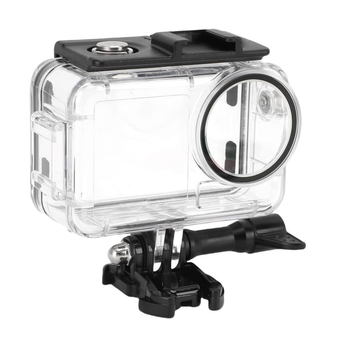 Boîtier de plongée adapté pour DJI Action 5 Pro 4 3 Caméra d'action 131ft Boîtier de plongée Coque Caméra Sous-marine gray
