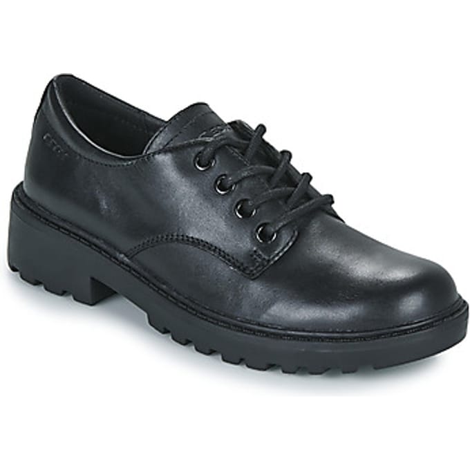 GEOX CASEY MEISJES Veterschoenen - ZWART