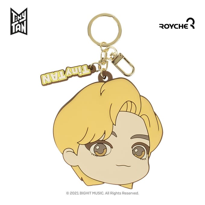 BTS (BangTan-jongens) TinyTAN Dynamite Gezicht mini Spiegel, Officieel, Origineel, Authentiek, K-POP, idool beige