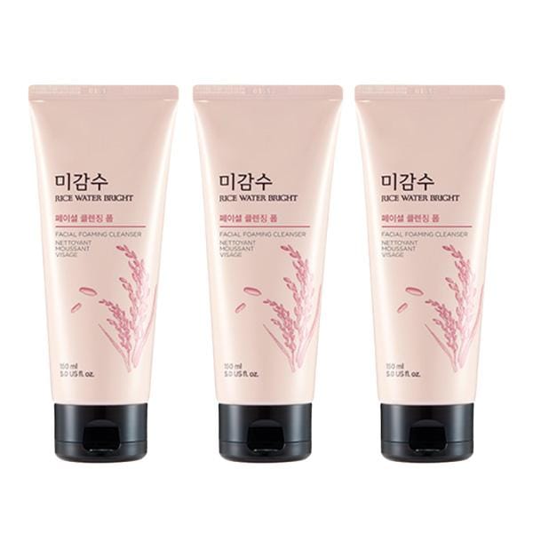 Mousse nettoyante et hydratante à l'eau de riz 150 ml #3PCS