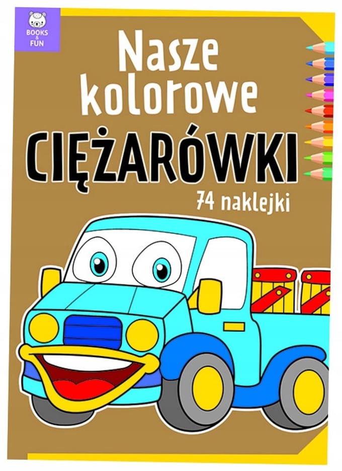 Nasze serie - Kleurboek Met Stickers - Kinderen - Handtraining