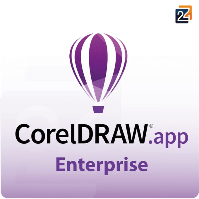 CorelDRAW.app Enterprise 1 Jaar 10 Gebruiker(s) Nieuwe Aankoop