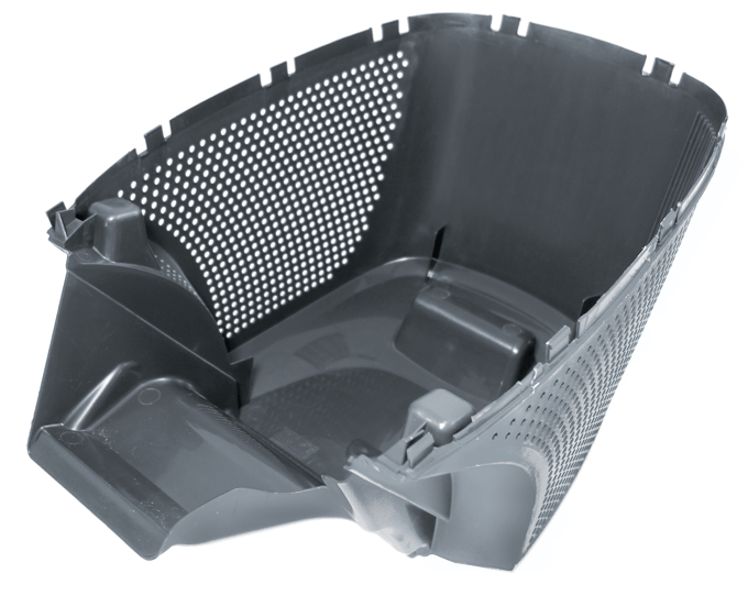 Grass catcher bottom part
