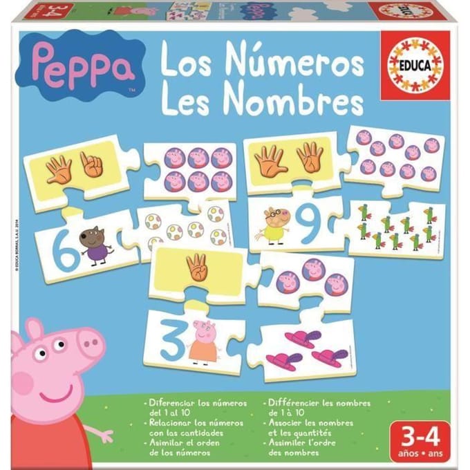 Educatieve spelletjes Ik leer getallen Peppa Pig Bestway
