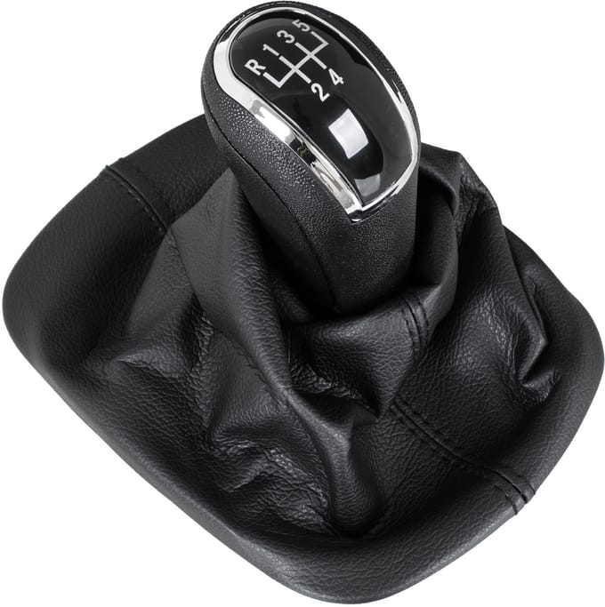 MODECAR - Schakelknop voor Skoda Fabia I - Zwart - 1999-2008 - 5 Versnellingen