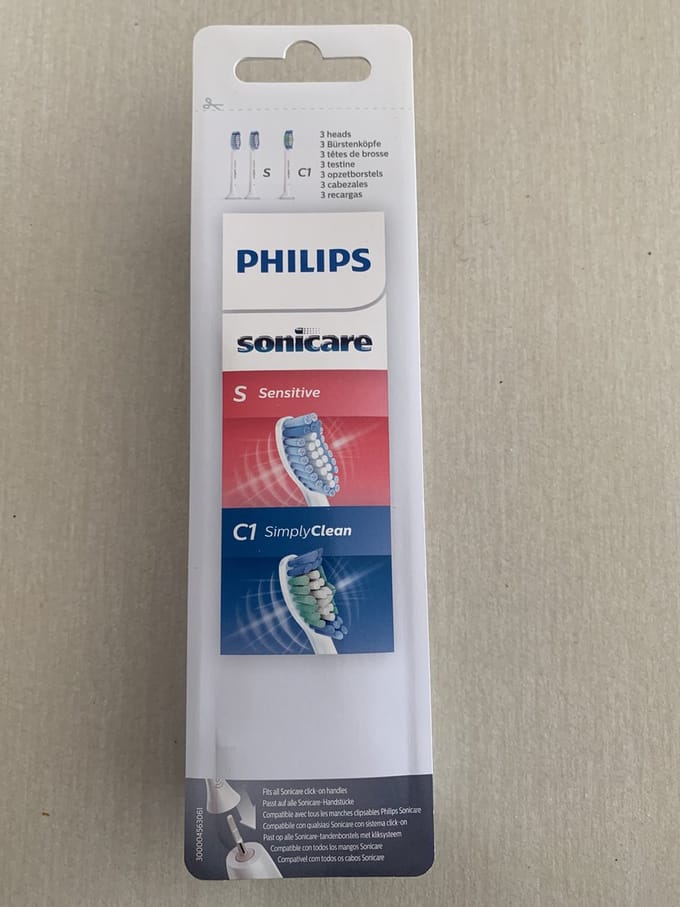 Philips sonicare HX6013/59 opzet borstel 3 stuk(s) Wit
