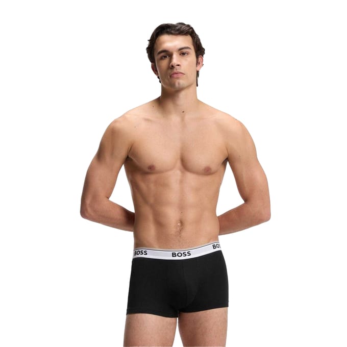 Boss Heren Power Boxershorts (Set van 3) (Zwart)