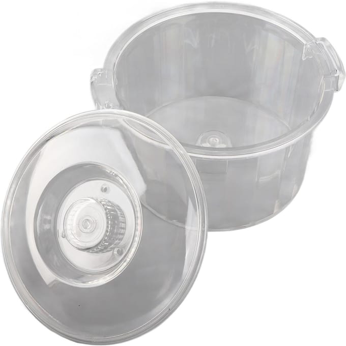 Plastic Polijst Trommel voor Magnetische Tumbler Polijstmachine Accessoire Sieradengereedschap white