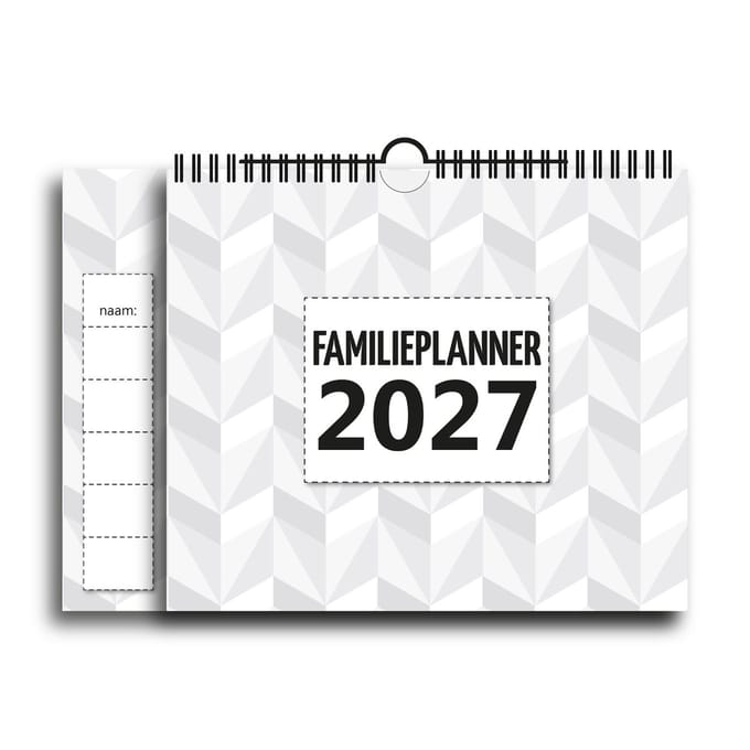 Familieplanner 2027 - voor 5 personen