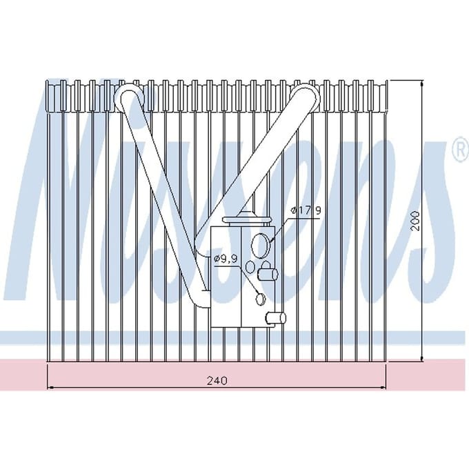 Verdamper, airconditioning NISSENS 92206