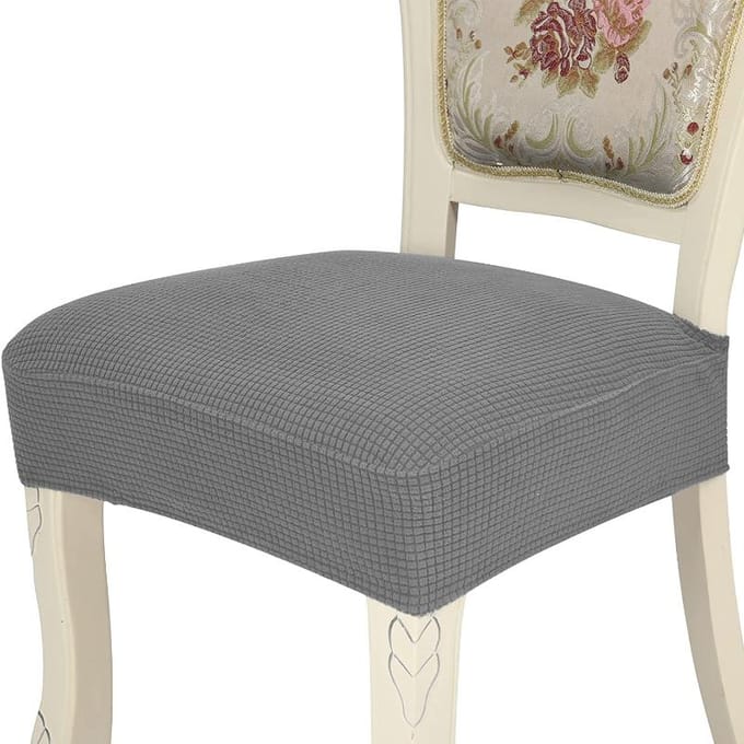 Jacquard Stoelzithoezen Afneembaar Wasbaar Stofdicht Stretch Spandex Eetkamer Gestoffeerde Stoelkussen Slipcovers