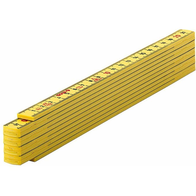 Sola hk 2/10G duimstok - kunststof - geel - 2m