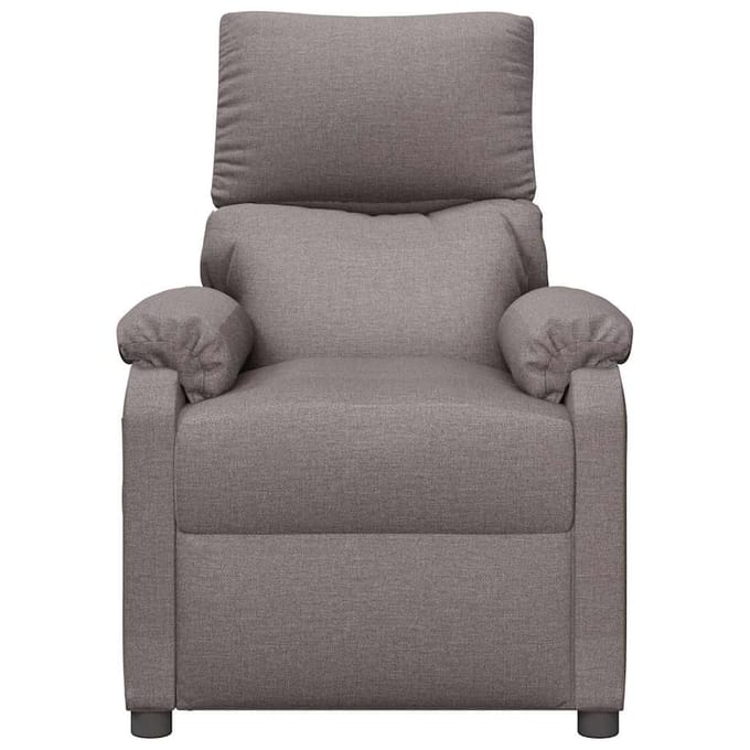 vidaXL - Massagestoel - stof - taupe