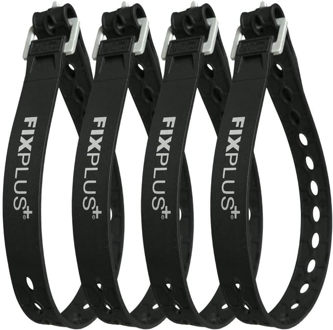 Sjorbanden 4-pack - Beveilig, bevestig en bundel met Flexibele en Herbruikbare Spanbanden