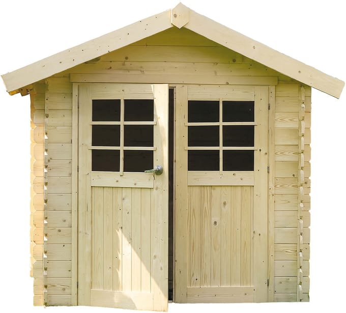 Solid Superia Traditional Chartres Tuinhuis - Vuren - Onbehandeld - 298x238x239,2cm