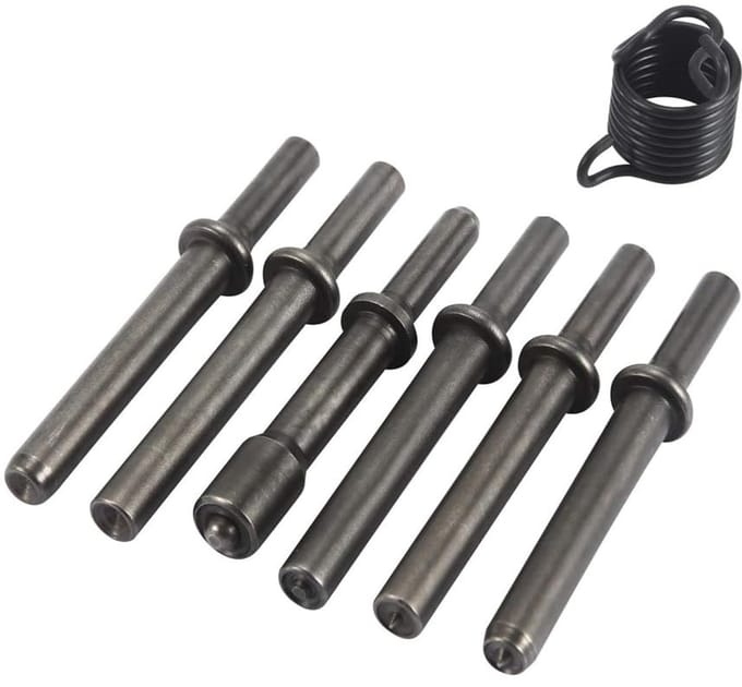 Dailygoods- Luchthamer Set - 7 Stuks Accessoires - Stalen Beitels