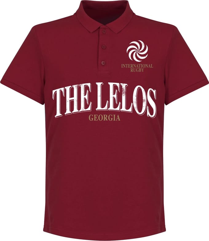Georgie Rugby Polo - Bordeaux Rood - S
