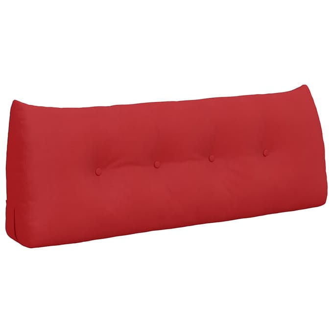vidaXL - Rugkussen - Rood - 120 - x - 24 - x - 50 - cm - Stof