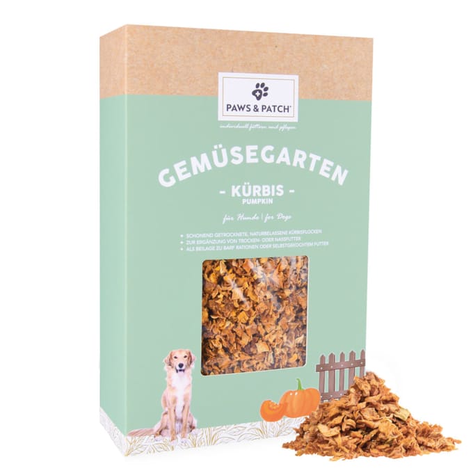 700g PAWS & PATCH Pompoenvlokken Rechtstreeks Voer voor Hond & Kat