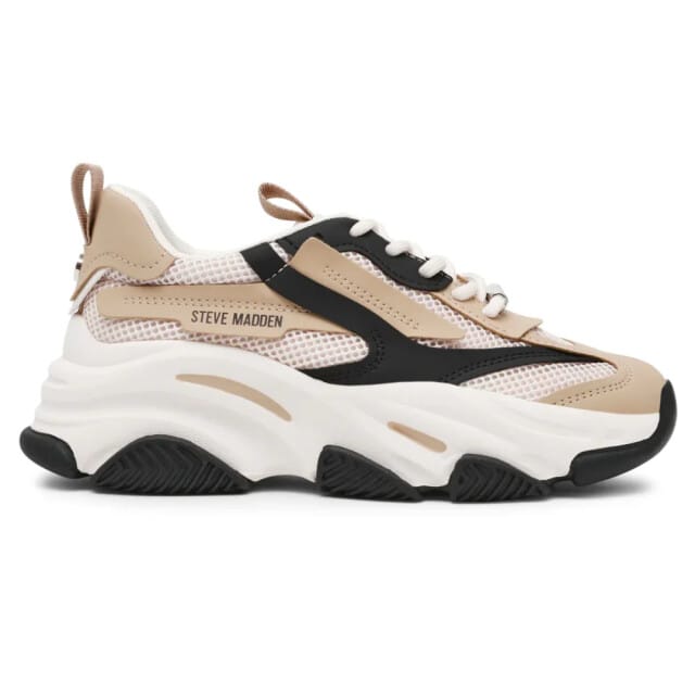Steve Madden Possession-e Sneakers Irish/black Silver Taglia: 39 | Sneakers Outlet | Donna | Grigio