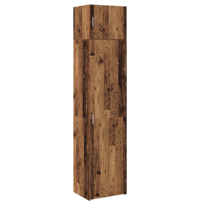 vidaXL - Dressoir - 2 - st - Oudhout - 50 - x - 41 - x - 225 - cm