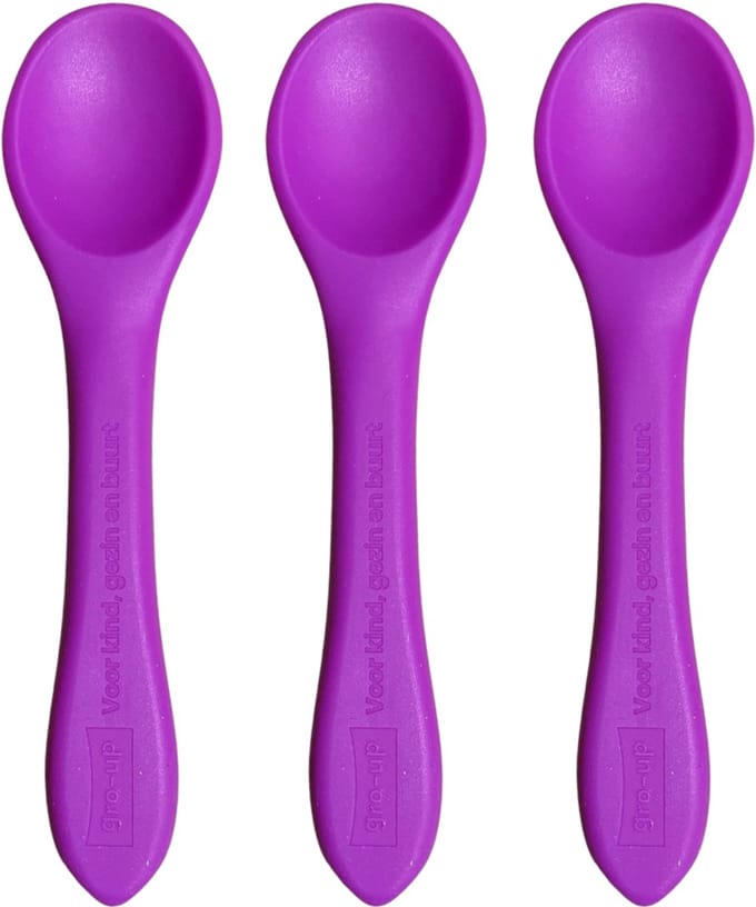 Sens Design babylepel babylepeltjes kinderbestek siliconen - 3 stuks