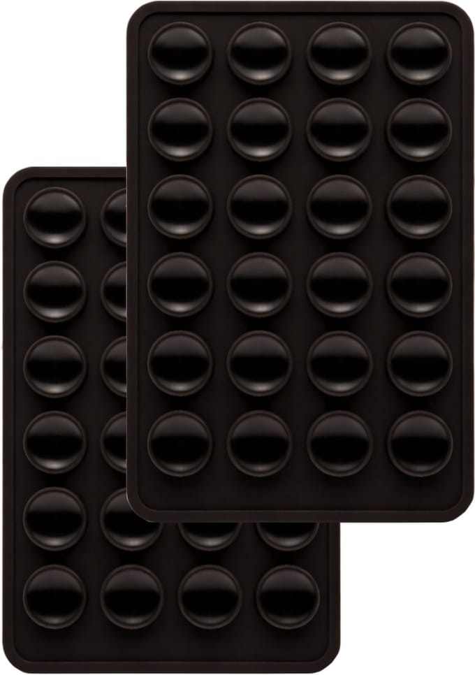 Tectier Zuignap Telefoon Zoals Octobuddy - Siliconen - 2 Stuks - Zwart
