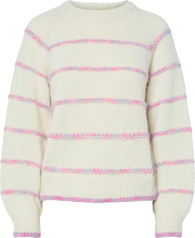 PIECES - PCNELIA LS O-NECK KNIT NOOS BC - Dames - Gebreide truien