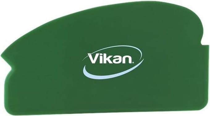 Vikan 4051 Hygiene flexibele handschraper 16,5cm breed - Groen