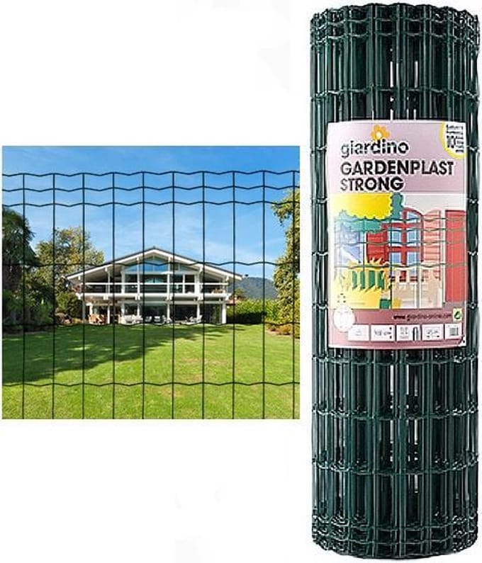 Giardino Sterk tuingaas groen | 25 m rol | hoogte 61–203 cm | extra stevige afrastering 0.81m