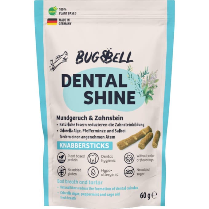 60g BugBell Dental Shine hondensnacks