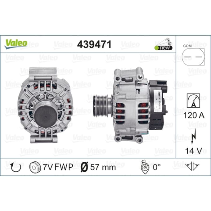 Dynamo / Alternator VALEO ORIGINS NEW VALEO 439471